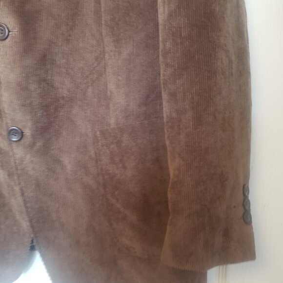 Giorgio Armani Regular Fit Corduroy Blazer. size 56 100 % cotton Italy - Picture 7 of 16